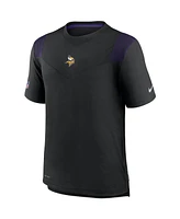 Men's Black Minnesota Vikings Sideline Player Uv Performance T-shirt