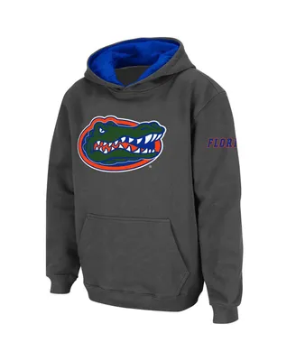 Big Boys Charcoal Florida Gators Logo Pullover Hoodie