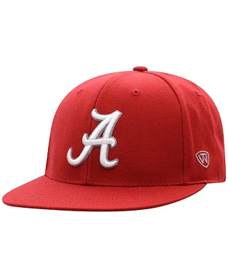 Men's Top of the World Crimson Alabama Tide Team Color Fitted Hat