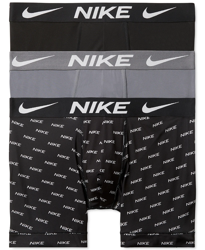 Nike Men's 3-Pack Dri-Fit Essential Micro Boxer Briefs