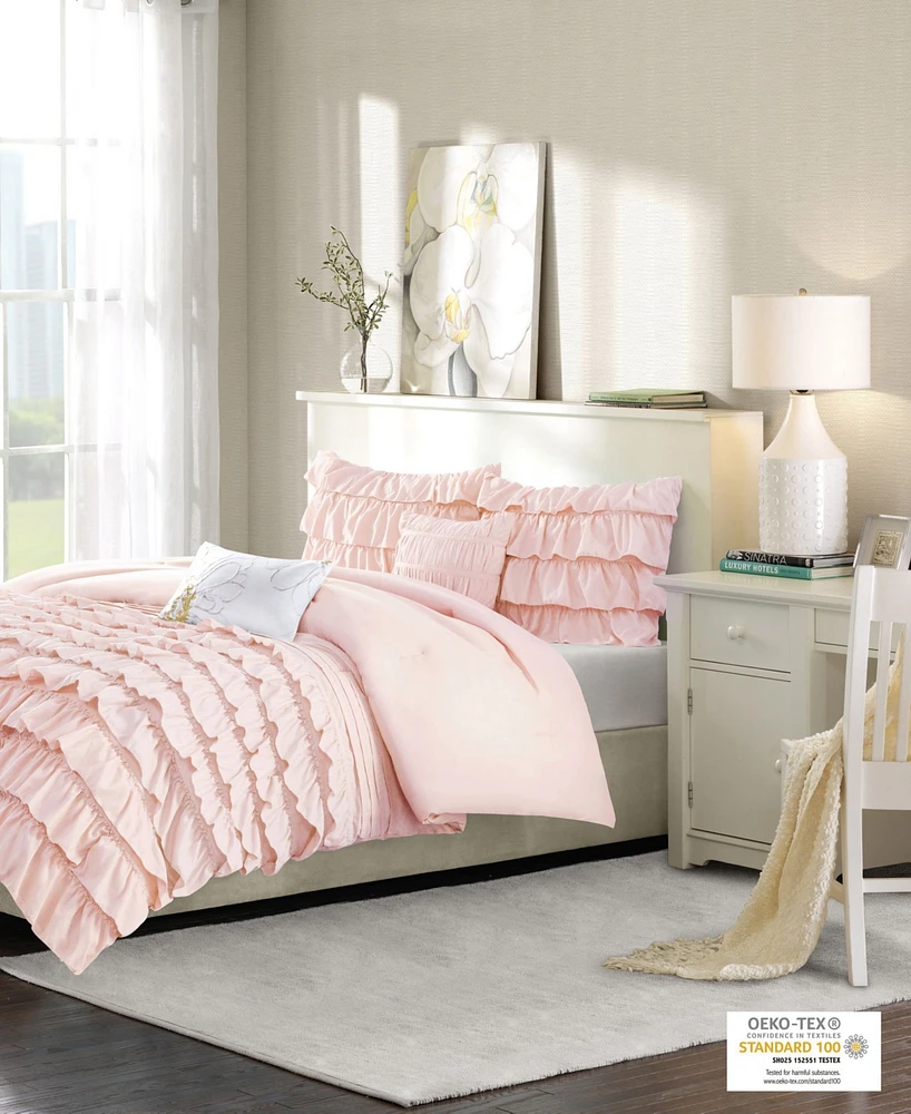 Intelligent Design Waterfall 4-Pc. Comforter Set, Twin/Twin Xl