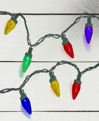 50 Count Led C7 Mini Christmas Lights with 20.25' Wire