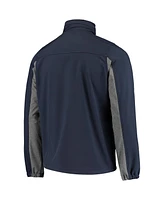 Men's Dunbrooke Navy Chicago Bears Circle Zephyr Softshell Full-Zip Jacket
