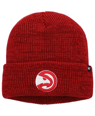 Men's '47 Red Atlanta Hawks Brain Freeze Cuffed Knit Hat