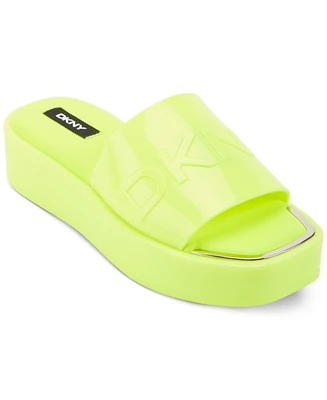 Dkny Women's Laren Platform Slide Sandals