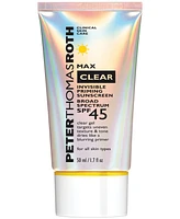 Peter Thomas Roth Max Clear Invisible Priming Sunscreen Spf 45, 1.7 oz