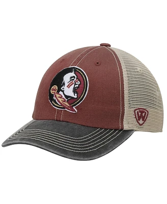 Men's Florida State Seminoles Top of the World Offroad Trucker Adjustable Hat - Garnet
