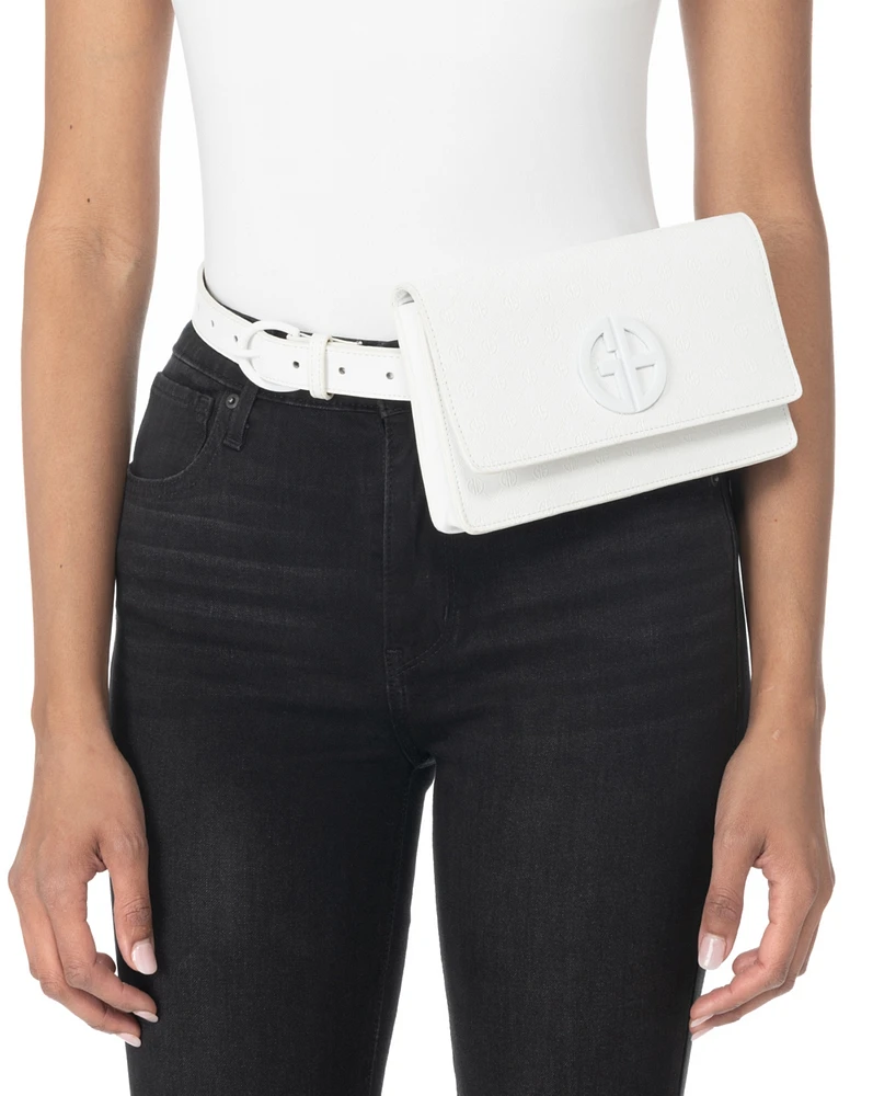 Giani Bernini Buckle Logo Fanny Pack, Exclusively at Macy's