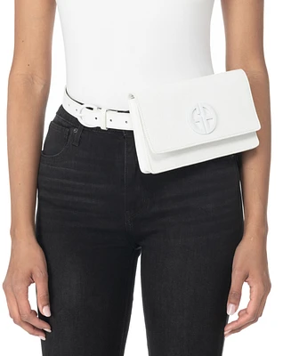 Giani Bernini Buckle Logo Fanny Pack, Exclusively at Macy's