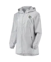 Women's Columbia Gray Boston Celtics Flashback Full-Zip Jacket
