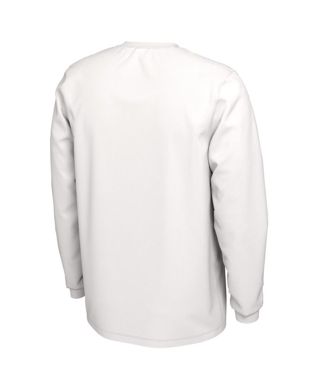 Men's Nike White Michigan State Spartans Ball Bench Long Sleeve T-shirt