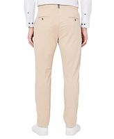 Society of Threads Men's Slim Fit Khaki Drawstring Pants