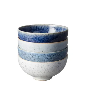 Denby Studio Blue 4-Pc. Rice Bowl Set