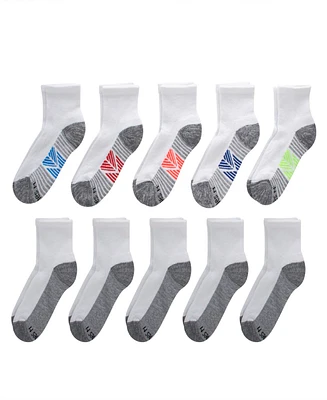Big Boys Ultimate Ankle Socks, Pack of 10