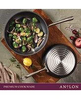 Anolon Accolade Forged Hard-Anodized Nonstick Frying Pan Set, 2-Piece, Moonstone
