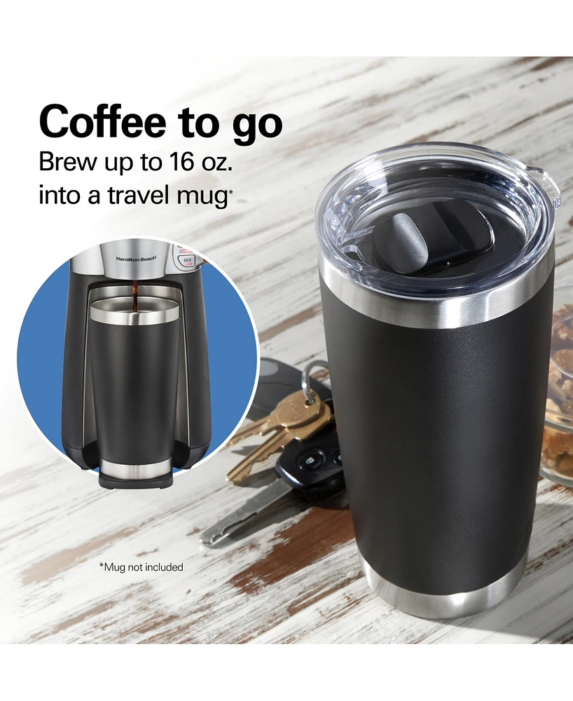 Hamilton Beach Convenient Craft Single-Serve Rapid Cold Brew & Hot Coffee Maker