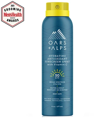 Oars + Alps Hydrating Antioxidant Sunscreen Spray Spf 30