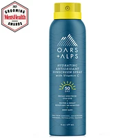 Oars + Alps Hydrating Antioxidant Sunscreen Spray Spf 30