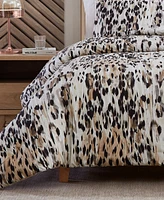Kenneth Cole New York Abstract Leopard 3 Piece Comforter Set