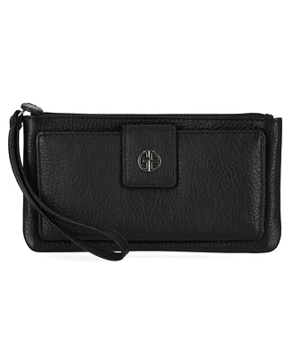Giani Bernini Softy Grab & Go Leather Wristlet, Exclusively at Macy's