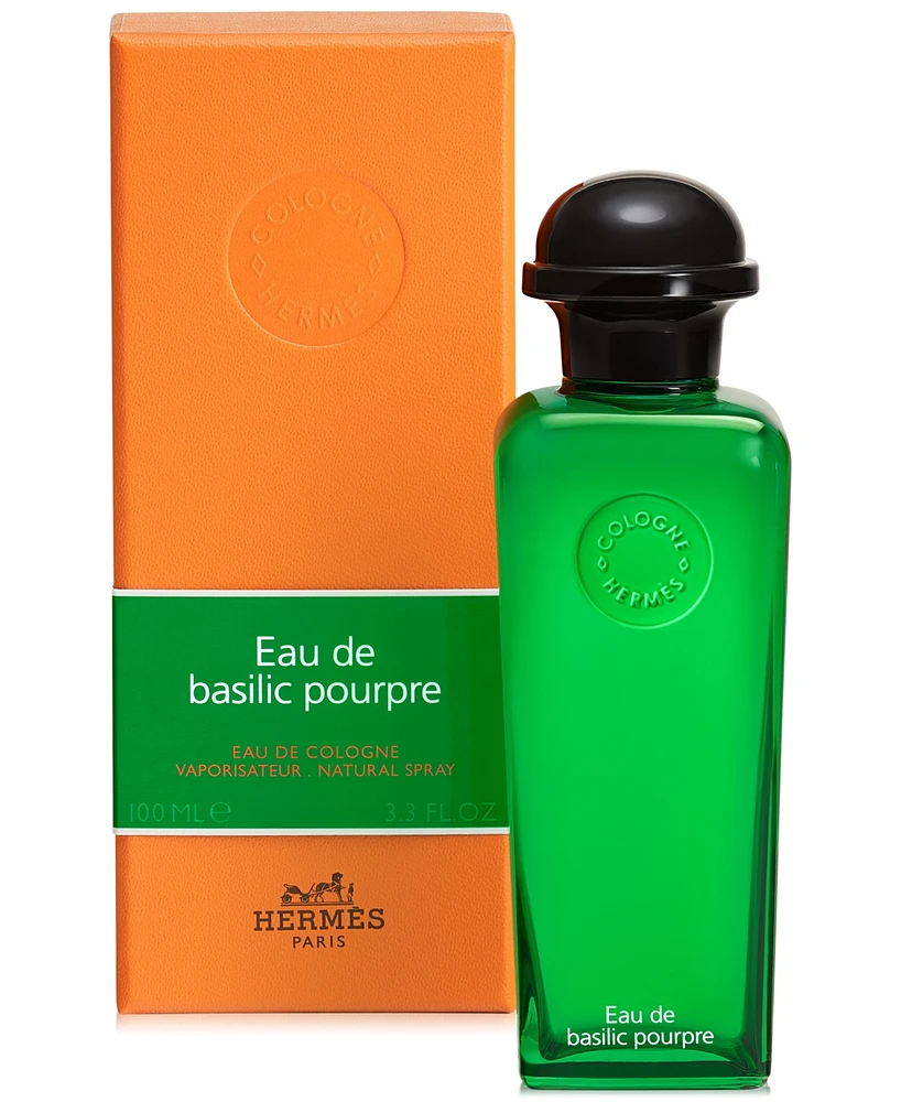 HERMES Eau de Basilic Pourpre Eau de Cologne, 3.3 oz.
