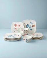 Lenox Butterfly Meadow Square 18 Pc. Dinnerware Set, Service for 6, Exclusively at Macy's