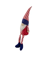 Sitting Patriotic Boy 4th of July Gnome