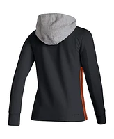 Women's adidas Black Philadelphia Flyers Skate Lace Aeroready Pullover Hoodie