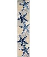 Nourison Home Aloha ALH24 2'3" x 10' Runner Rug
