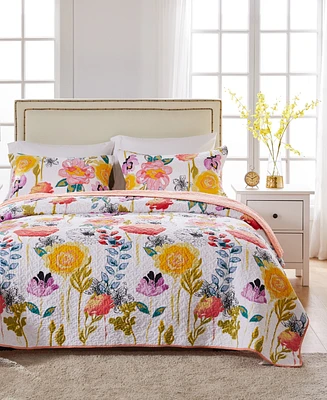 Greenland Home Fashions Watercolor Dream -Pc. Quilt Set