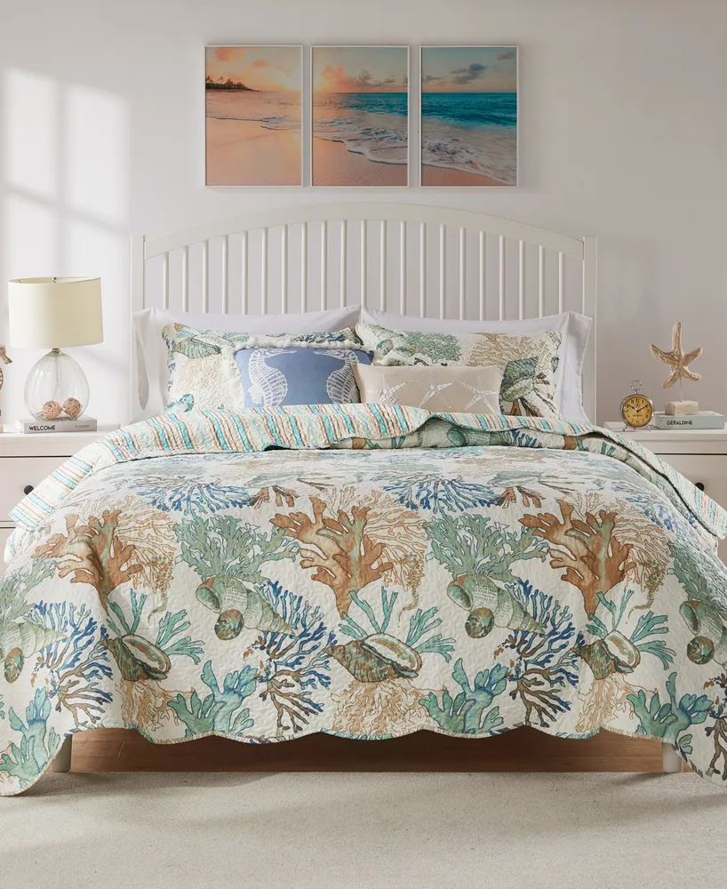 Greenland Home Fashions Atlantis Jade -Pc. Quilt Set
