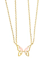 Girls Crew Butterfly Besties Necklace Set