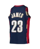 Big Boys Mitchell & Ness LeBron James Navy Cleveland Cavaliers 2008-09 Hardwood Classics Swingman Jersey