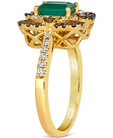 Le Vian Emerald (3/4 ct. t.w.) & Diamond (1/2 ct. t.w.) Ring in 14k Gold