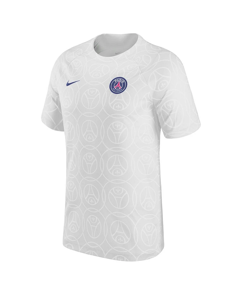 Men's Nike Gray Paris Saint-Germain 2022/23 Pre-Match Top