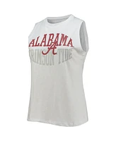 Women's Concepts Sport Charcoal and White Alabama Crimson Tide Tank Top and Leggings Sleep Set