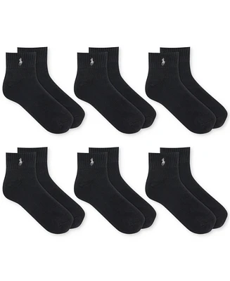 Polo Ralph Lauren Men's 6-Pk. Performance Sport Quarter Socks