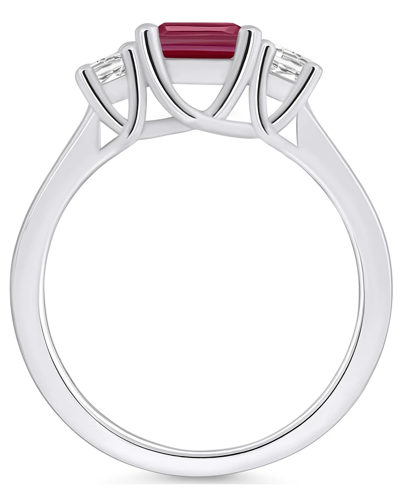 Macy's Garnet and Diamond Ring (2 ct.t.w 1/4 ct.t.w) 14K Gold