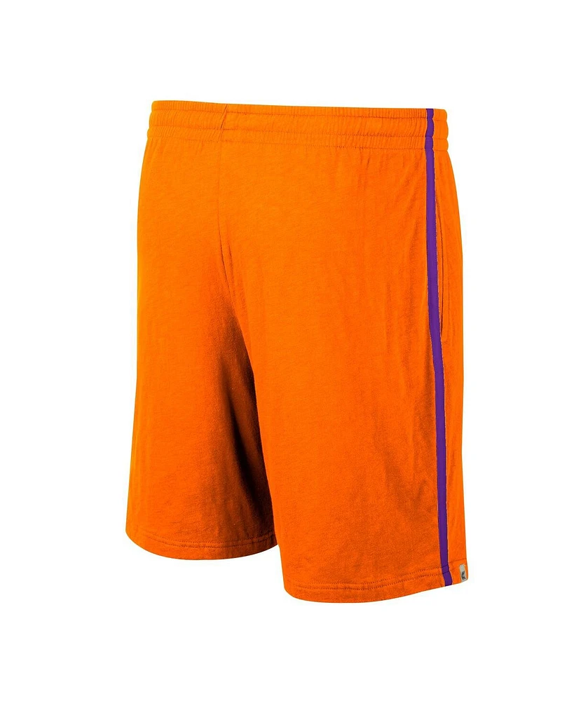 Men's Colosseum Orange Clemson Tigers Thunder Slub Shorts