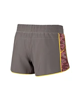 Women's Colosseum Gray, Cardinal Usc Trojans Pamela Lined Shorts