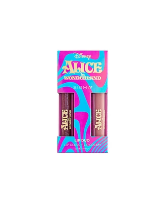 Sigma Beauty Disney Alice in Wonderland Lip Duo, 0.37 fl oz.