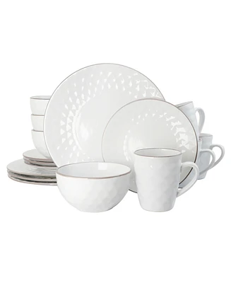 Elama Camil 16 Pc. Dinnerware Set, Service for 4