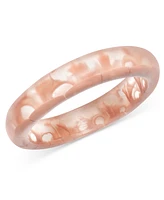 Lola Ade Grande Latte Colored Resin Bangle Bracelet