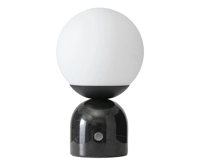 Brightech Mila 10" Dimmable Led Table Lamp with Marble Base