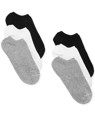 Hue Women's 6 Pack Cotton No Show Socks U6421
