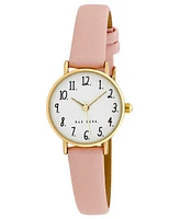 Rae Dunn Women's Megan Polyurethane Strap Watch 26mm