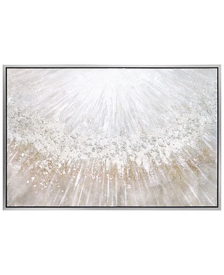 Empire Art Direct Pellets Textured Glitter Hand Painted Canvas Wall Art, 32" x 48"