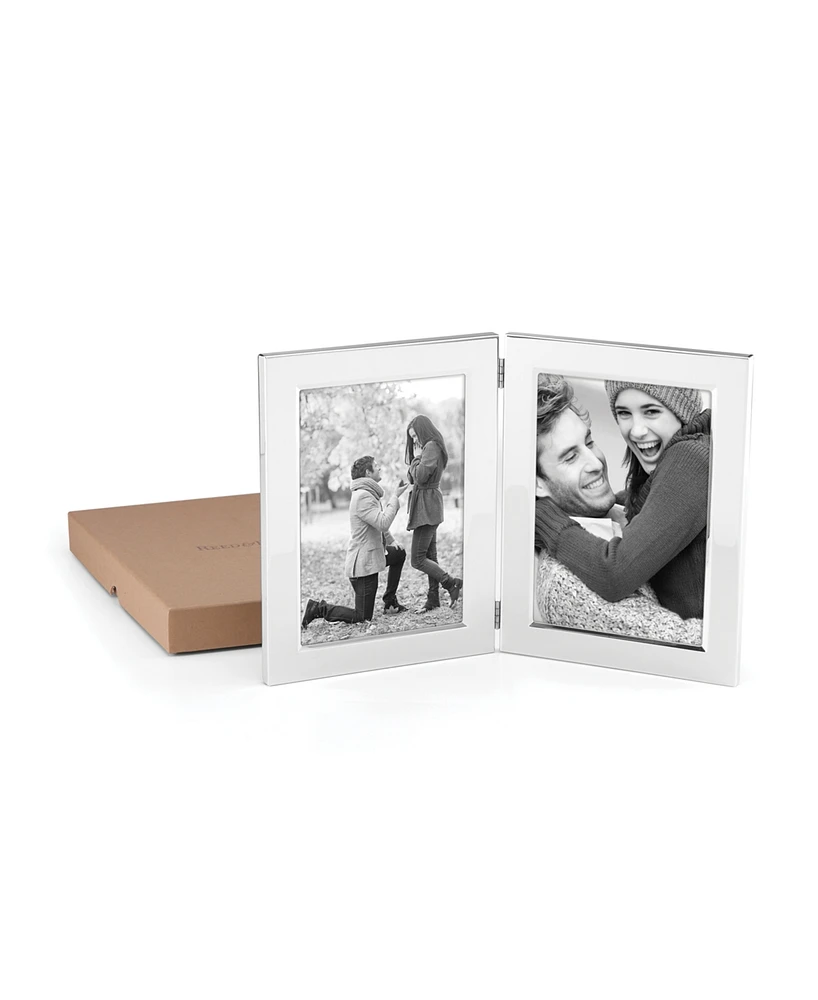 Reed & Barton Classic Double Photo Frame, 5" x 7"