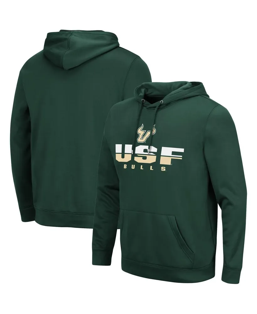 Men's Colosseum Green South Florida Bulls Lantern Pullover Hoodie