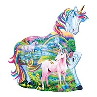 Masterpieces Unicorn Family - 100 Piece Shaped Jigsaw Puzzle